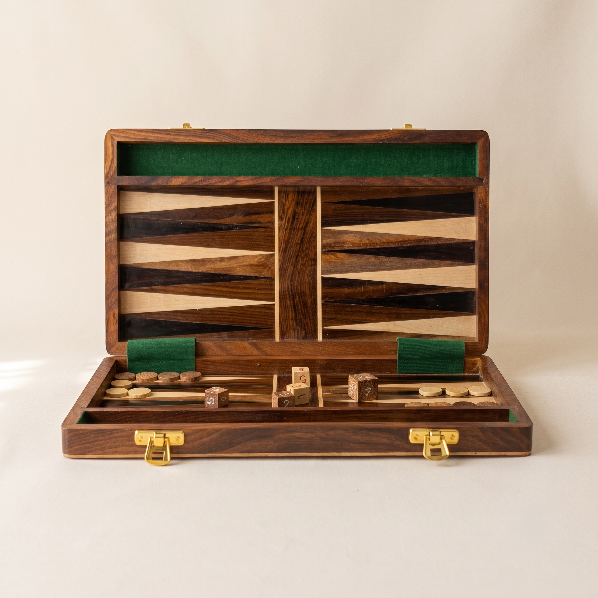 Personalized Wooden Backgammon Board | Personalized Custom Travel Game Set - Christmas, Birthday Gift - Image 5